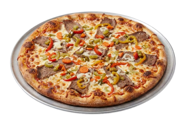 Marino's Little Italy Italian beef pizza